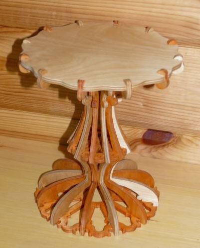 طرح چوبی میز عسلی